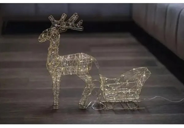 Decorazione natalizia LED LED/3xAA bianco caldo