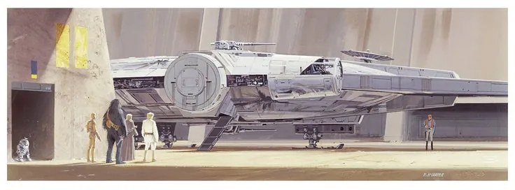 Fotomurale Millenium falcon, multicolore 368 x 127 cm