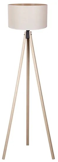 Duolla - Lampada con piedistallo 1xE27/60W/230V diametro 44 cm color crema/beige