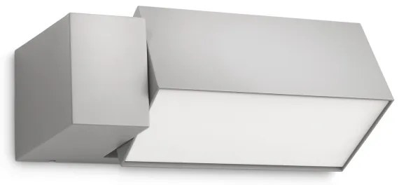 Philips - Applique da esterno BORDER 1xE27/23W/230V IP44 grigio