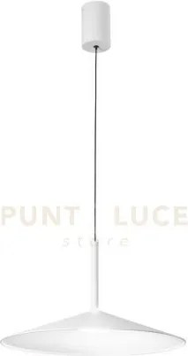 Lampadario a sospensione led khan bianca 16w 2405l cct 2700 e 3200k...