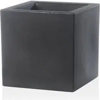 Vaso 25x25x25cm in Resina Tulli Schio Cubo Essential 25 Antracite