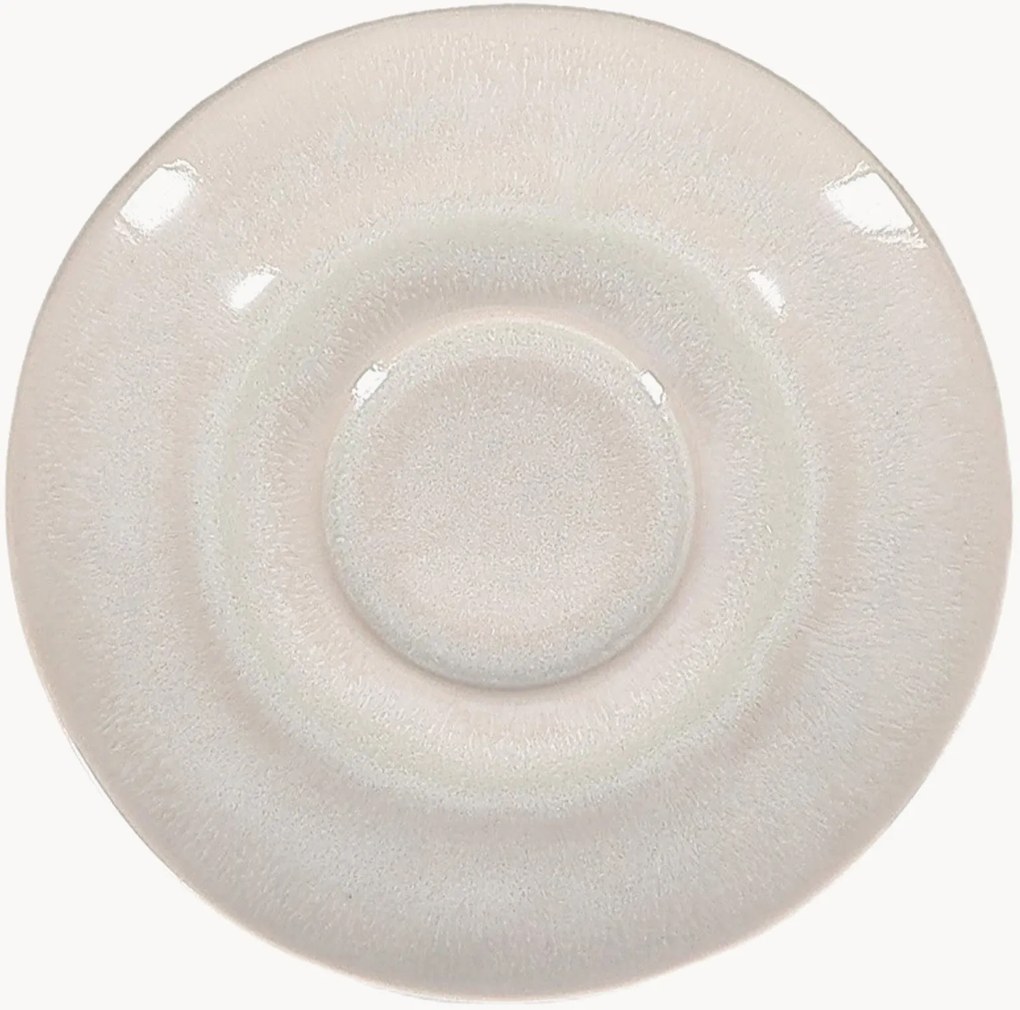 Set di 4 piattini per tazzine da caffè Rocca Beige