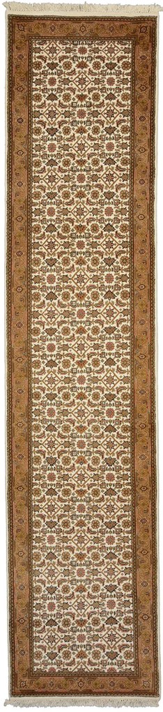 Bidjar Tappeto orientale 350 x 80 Beige (Indian) Annodato A Mano