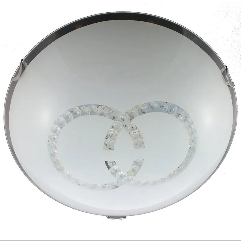 Plafoniera LED Claudia Ø 30 cm bianco IP20 bianco naturale, 1115 lumen