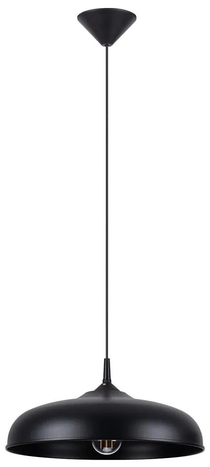 Sollux SL.1330 - Lampadario a sospensione con filo GINA 1xE27/15W/230V diametro 38 cm nero