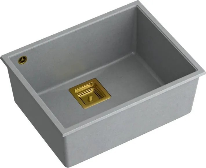 Lavello in granito DAVID 50 Grey Metallic