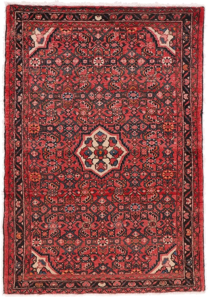 Hamedan Tappeto 160 x 120 (Iran) Annodato A Mano