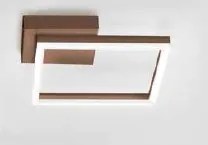 Bard plafoniera corten 1 luce c/acc. 3394-21-361-01