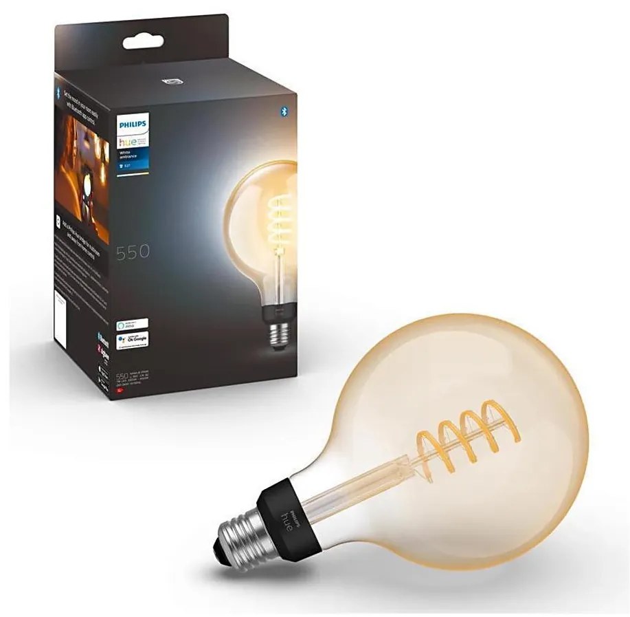 Lampadina LED Dimmerabile Philips Hue WHITE AMBIANCE G125 E27/7W/230V 2200-4500K