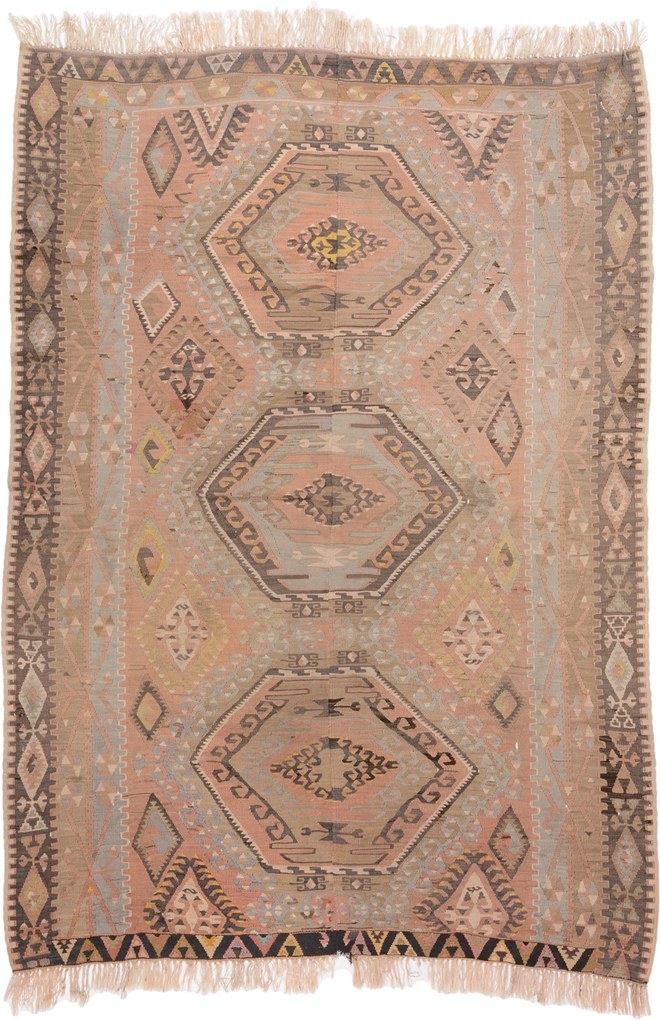 Kilim Tappeto 150 x 220 (Caucaso) Tessuto A Mano