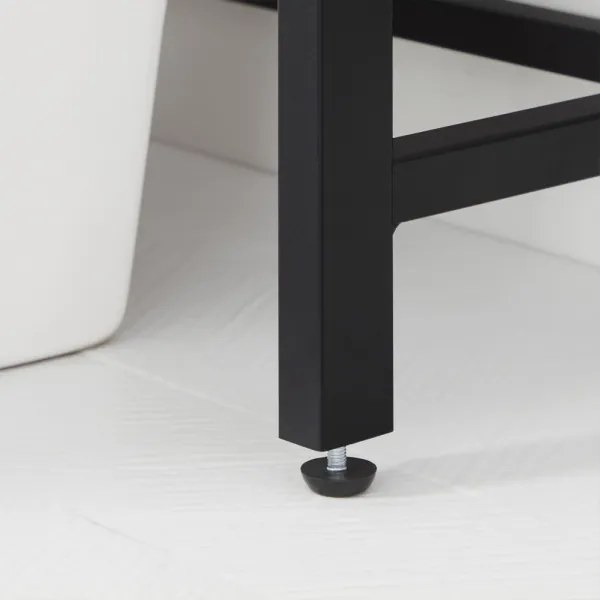 Scaffale da bagno RENARO marrone/nero