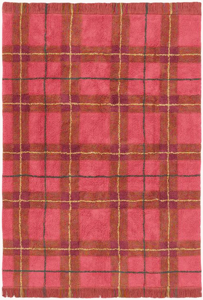 Tappeto in cotone lavabile Tartan