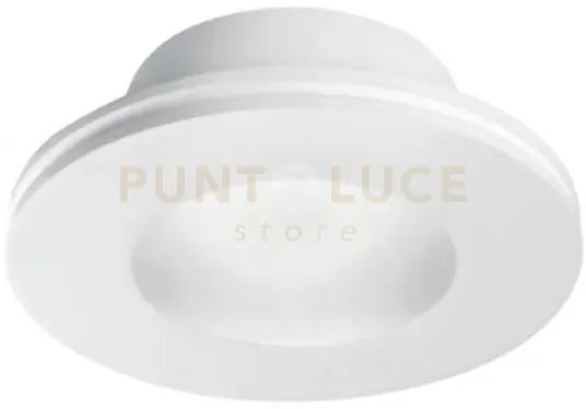 Gfa595-  faretto tondo in gesso 1 luce attacco gu10 d.12cm  da inca...