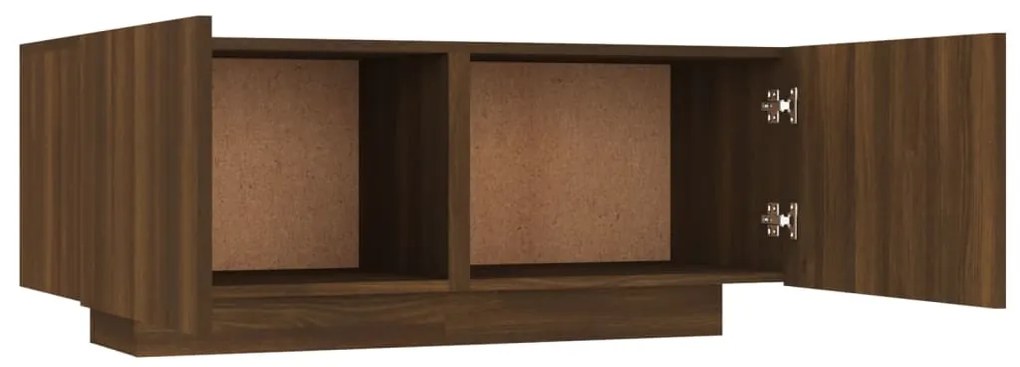 Mobile TV Rovere Marrone 100x35x40 cm in Legno Multistrato