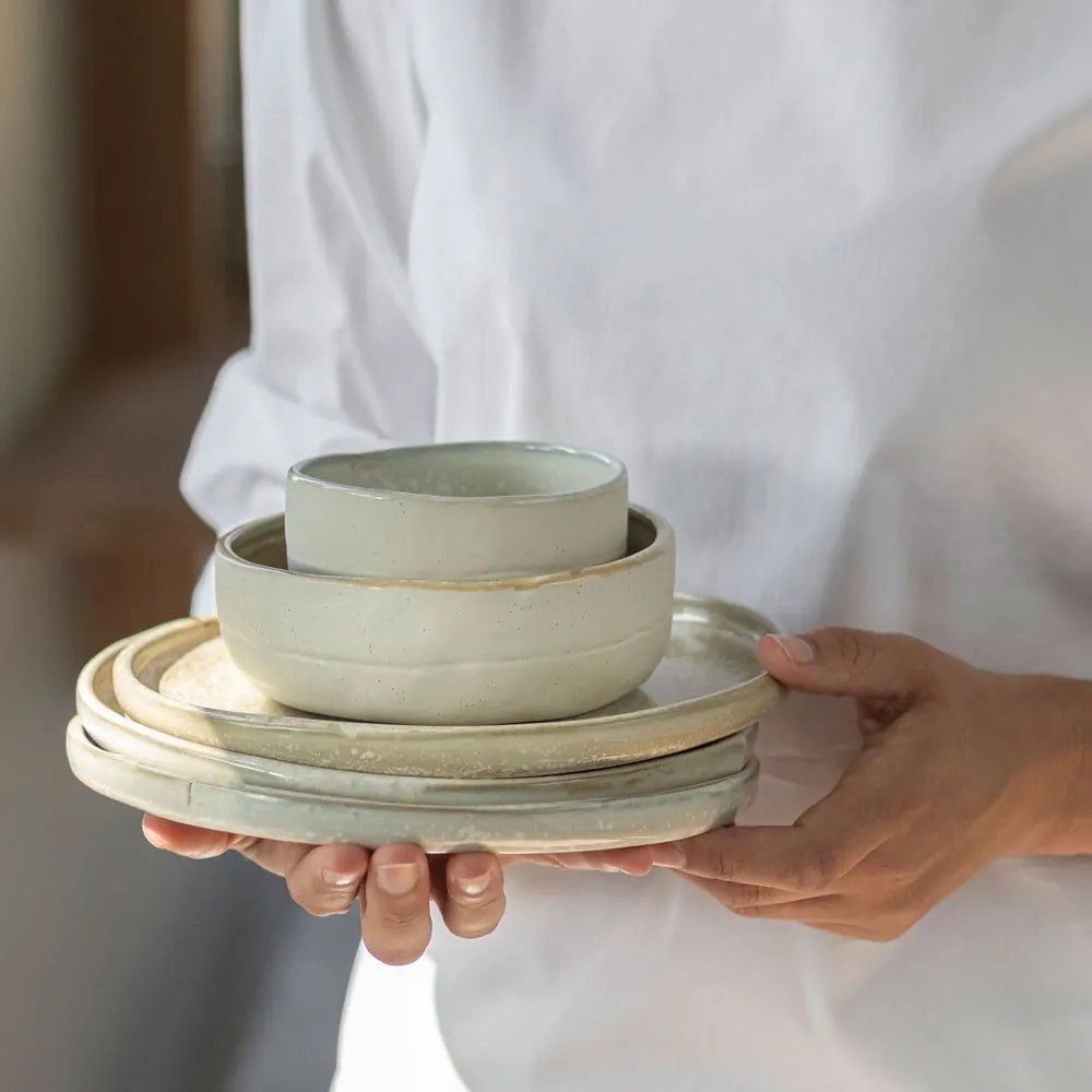 Ciotole bianco-beige in set di 2 pezzi in pietra ø 13,5 cm Sand Grain - Mette Ditmer Denmark