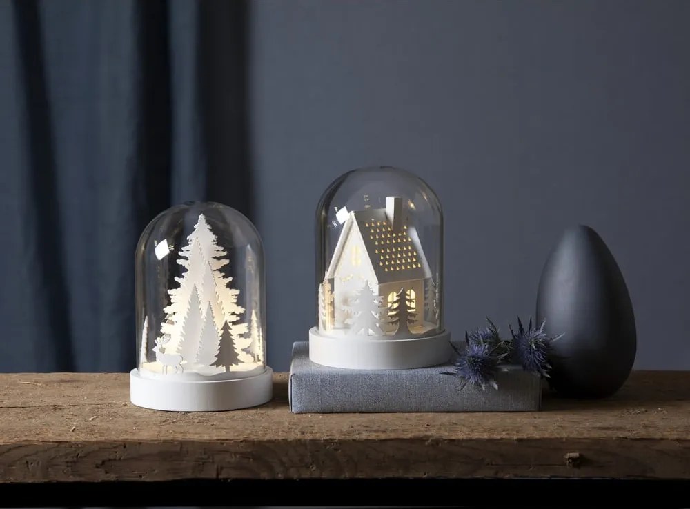 Světelná LED dekorace Star Trading Kupol Tree, výška 17,5 cm