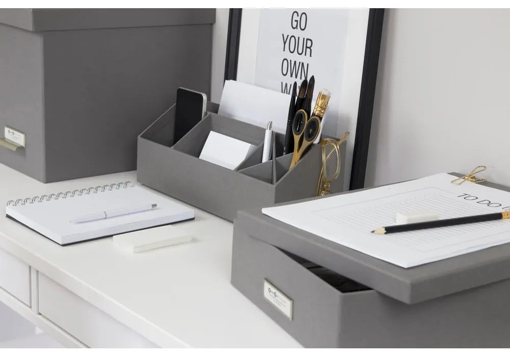 Organizzatore di cartone per documenti Oskar - Bigso Box of Sweden