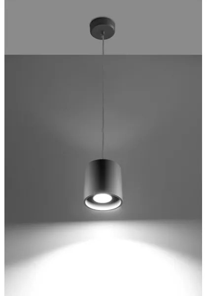 Lampadario a sospensione con filo ORBIS 1 1xGU10/40W/230V grigio