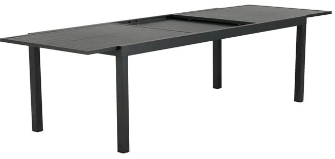 Tavolo allungabile da esterno rettangolare in alluminio grigio 8 posti L da 224 a 336x100cm, Athena NATERIAL