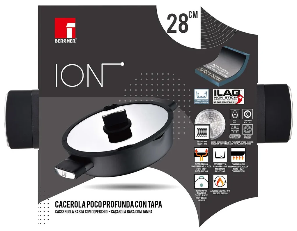 ION Candele led set di 3 grigio Ø 7,5 cm