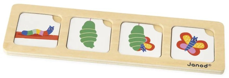 Gioco educativo per bambini - Carte sequenza - Giardino
