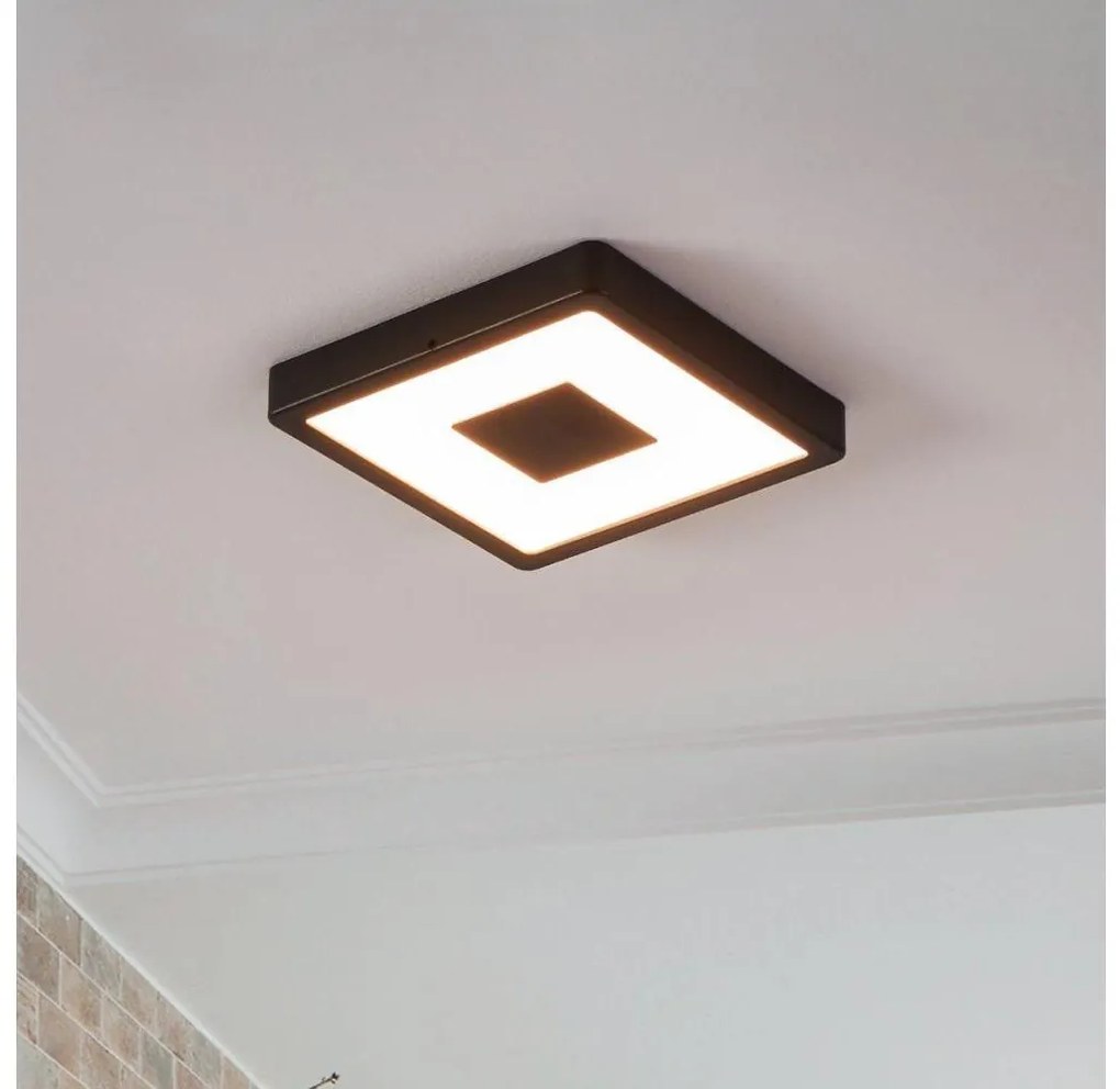 Eglo 900283 - LED Plafoniera da esterno IPHIAS LED/17W/230V IP44 nero