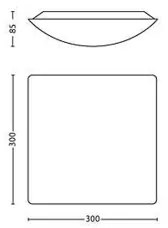 Philips 31240/67/16 - Plafoniera LED MYLIVING MEZEN 1xLED/17W/230V