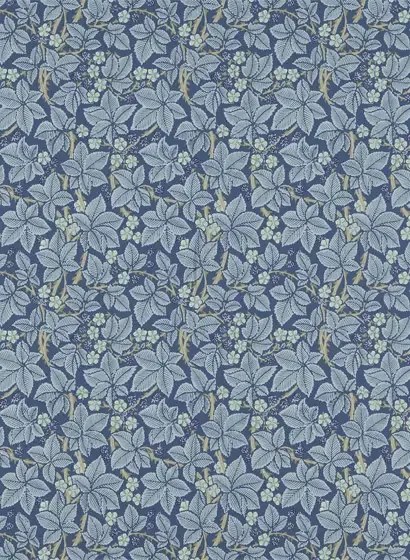 Tapete Bramble von Morris & Co. - Indigo