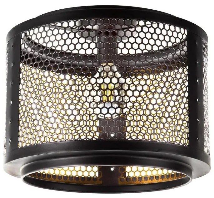 Plafoniera VITO 1xE27/40W/230V nero