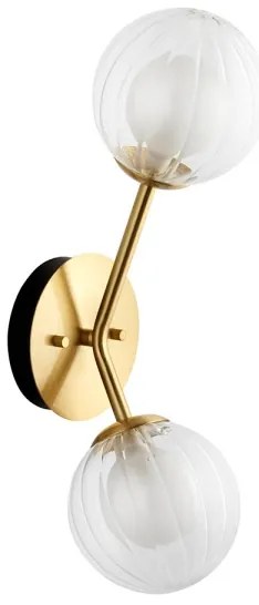 Endon 96691 - Applique da parete NORTHWEST 2xG9/3W/230V dorata