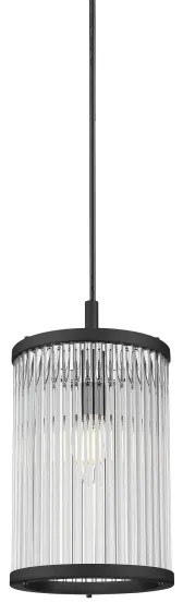 Zuma Line P0528-01F-P7AC - Lampadario a sospensione con filo SERGIO 1xE14/60W/230V nero