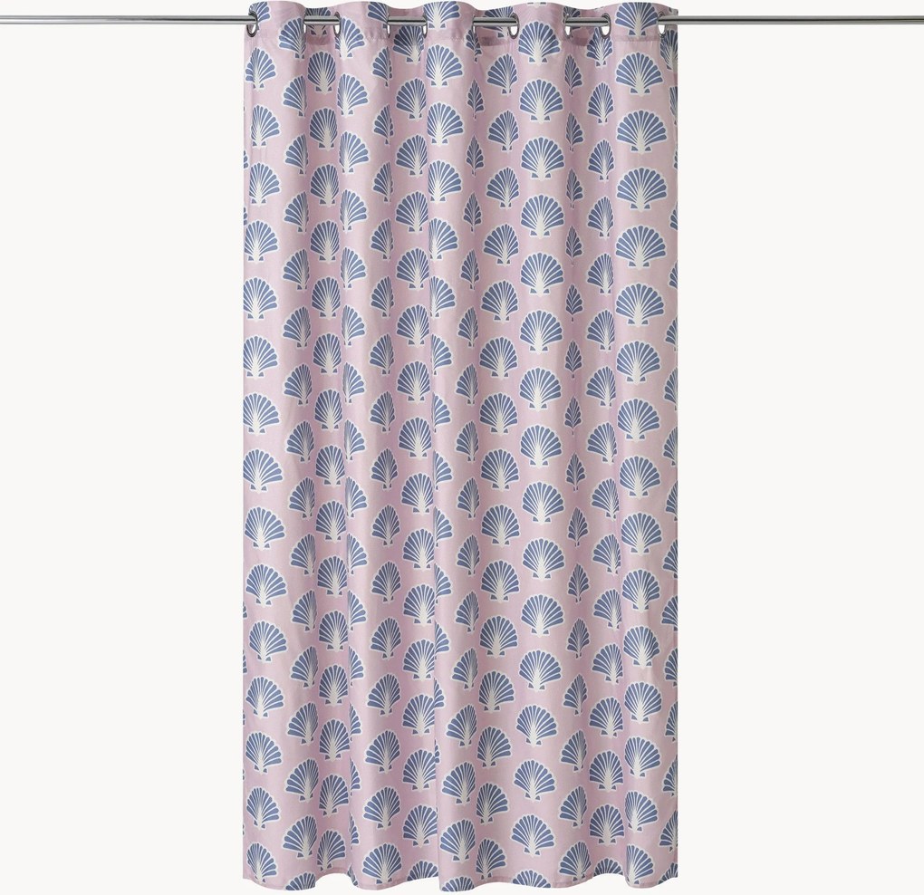Tenda da doccia con motivo Shelly, resistente all'acqua