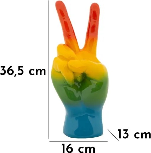 Mano Rainbow Vittoria Cm 16X13X36,5