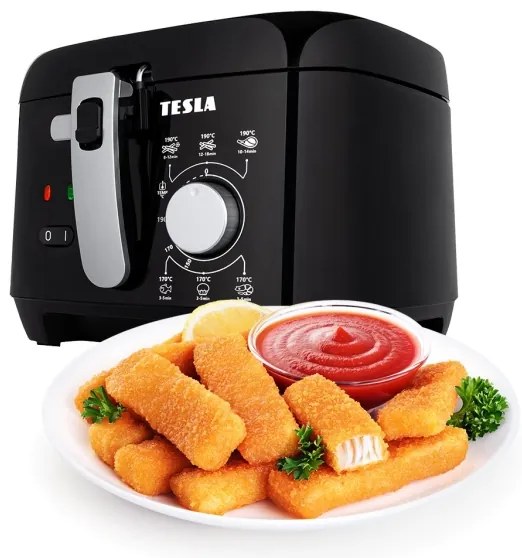 TESLA Electronics EasyCook - Friggitrice 2,5 l 1800W/230V