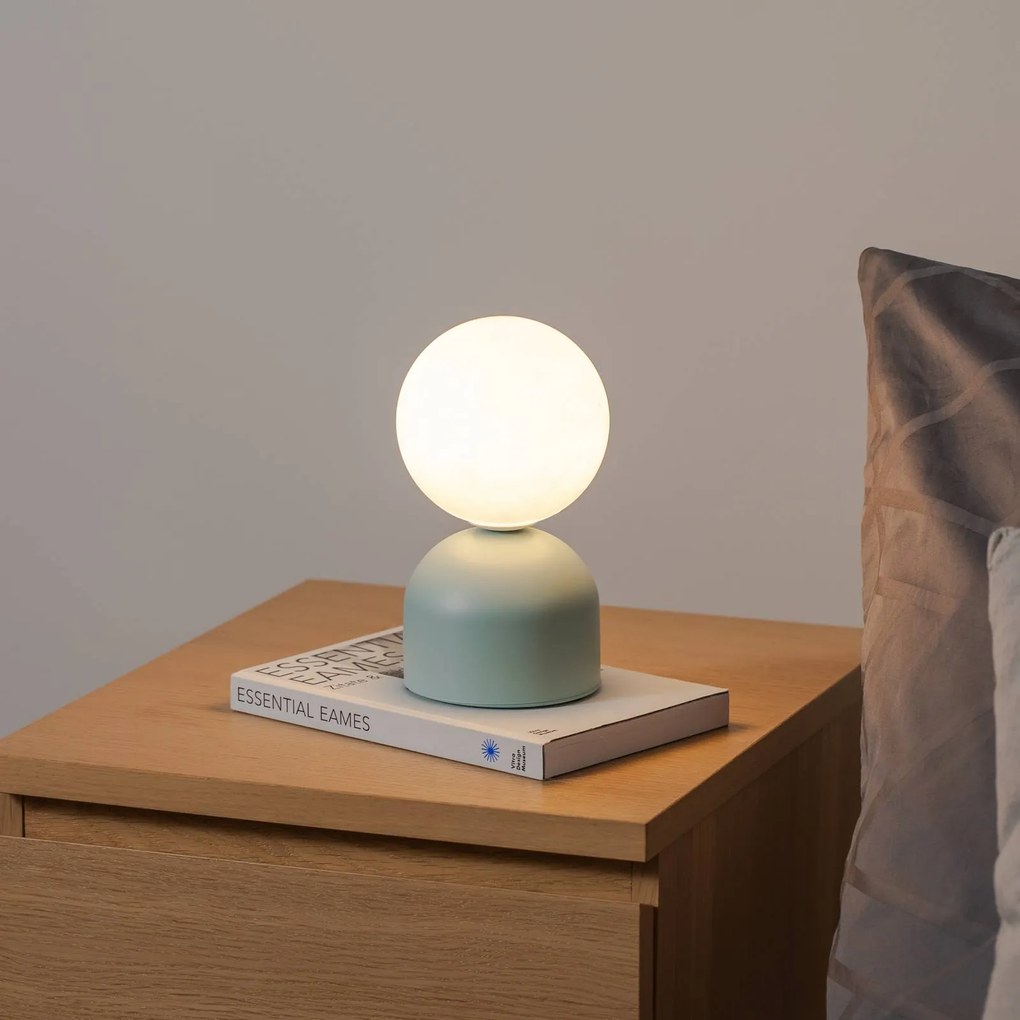 Lampada da tavolo Miki TK Lighting, Verde, Camera da letto, Metallo, Moderno, Lampada da tavolo