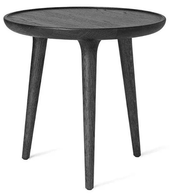 Mater - Accent Tavolino Black Stained Oak Small Ø45 Mater