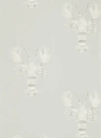 Hummer Tapete Cromer von Sanderson - Gull