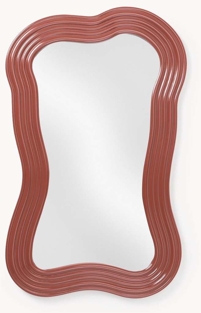 Specchio da parete con cornice ondulata Cosimo