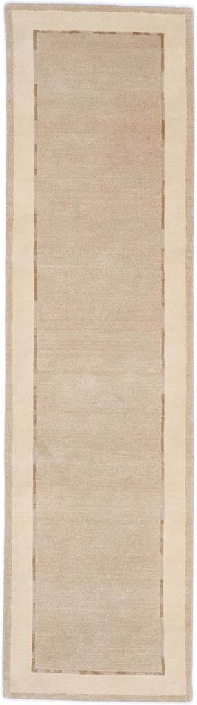 Nepal Tappeto 300x80 Beige (Nepal) Annodato A Mano