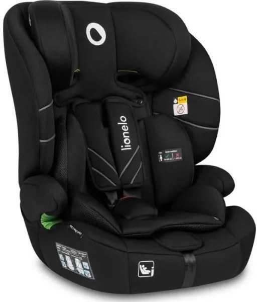 Lionelo - Seggiolino auto LEVI ONE i-Dimensioni 76-150 cm nero