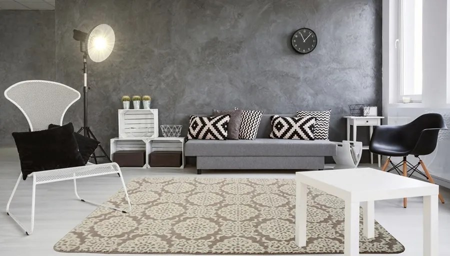 Tappeto per corridoio in stile scandinavo 160 x 230 cm