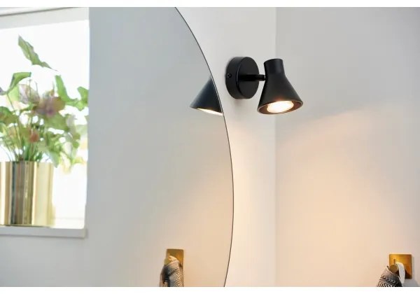 Nordlux - Lampada da parete EIK 1xGU10/35W/230V nera