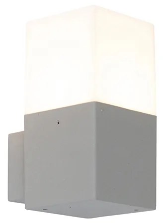 Lampada da parete per esterni moderna grigia IP44 - Denmark