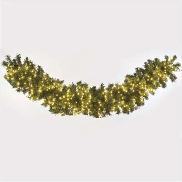 Catena luminosa LED per esterni 400 LED/13 m IP44 bianco caldo