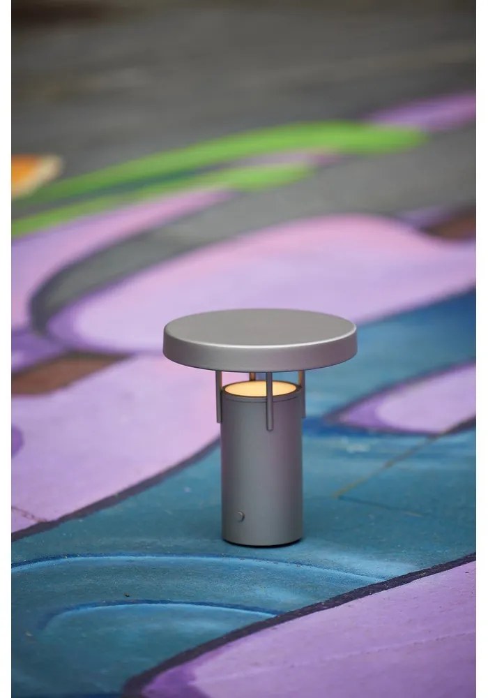 Lampada da tavolo dimmerabile a LED grigio chiaro (altezza 20 cm) BringMe - Hübsch