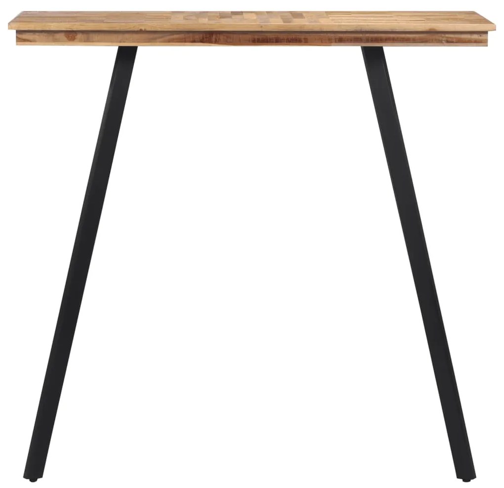Tavolo da bar 110x55x105 cm in legno massello di teak
