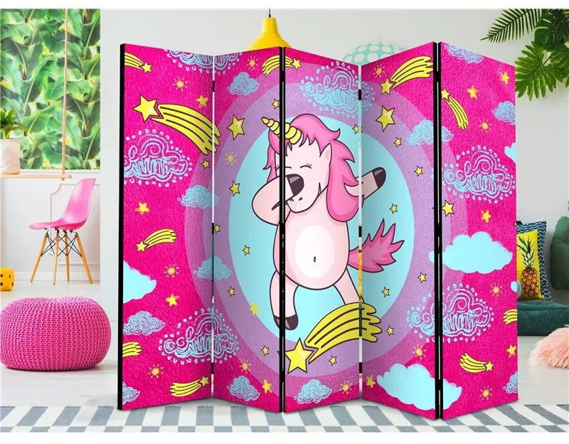 Paravento Dancing Unicorn II [Room Dividers]