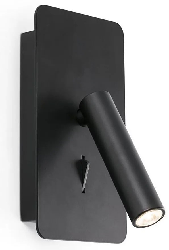 FARO 62118 - Faretto LED da muro SUAU LED/3W/230V nero