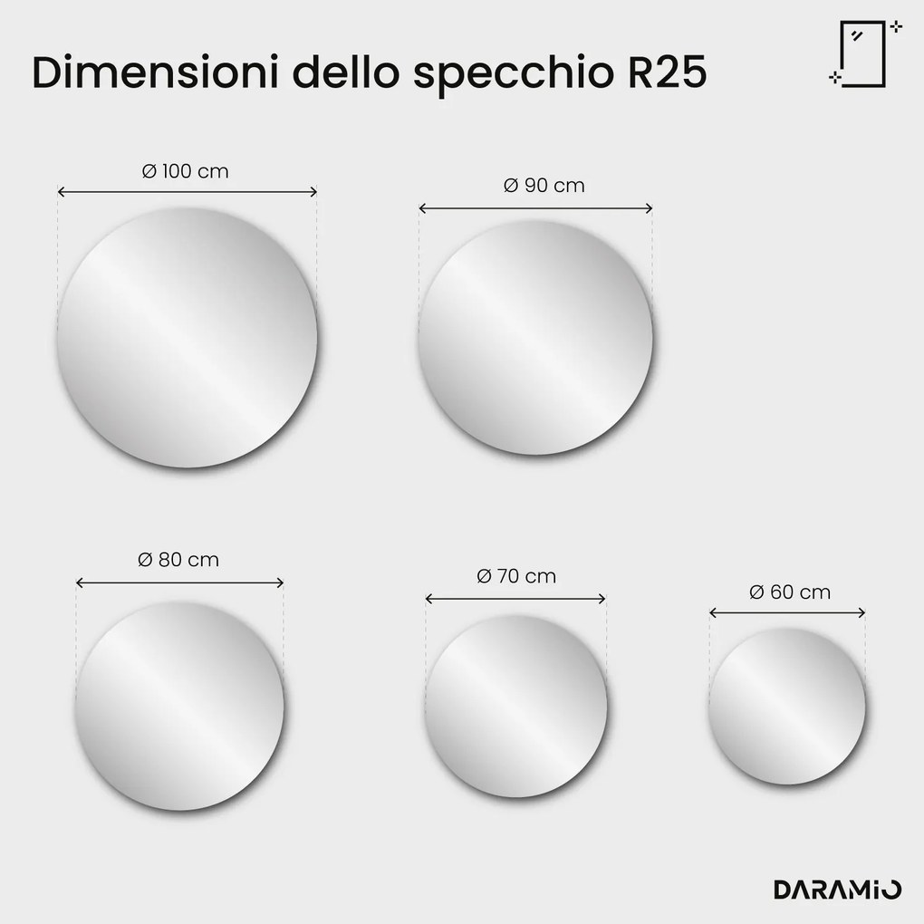 Specchio rotondo – Pure Collection R25